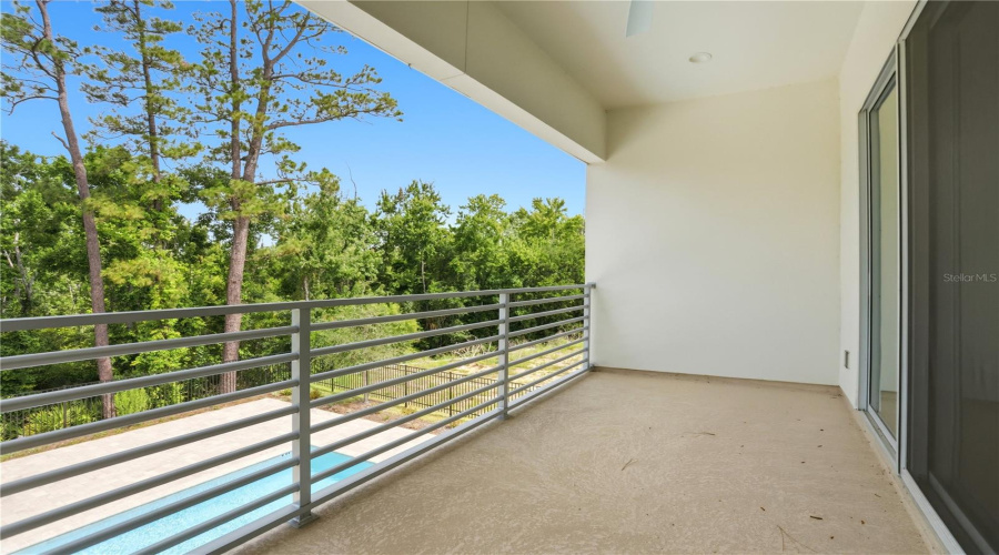 Second Floor Open Balcony