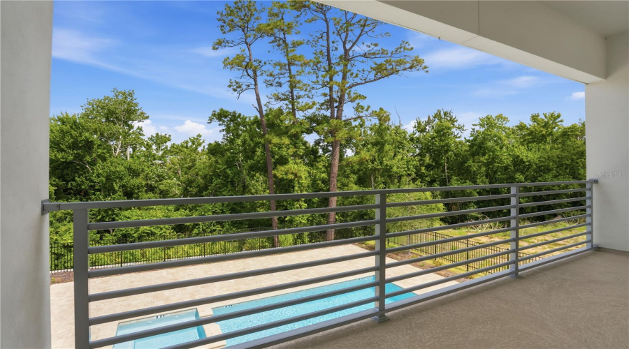 Second Floor Open Balcony