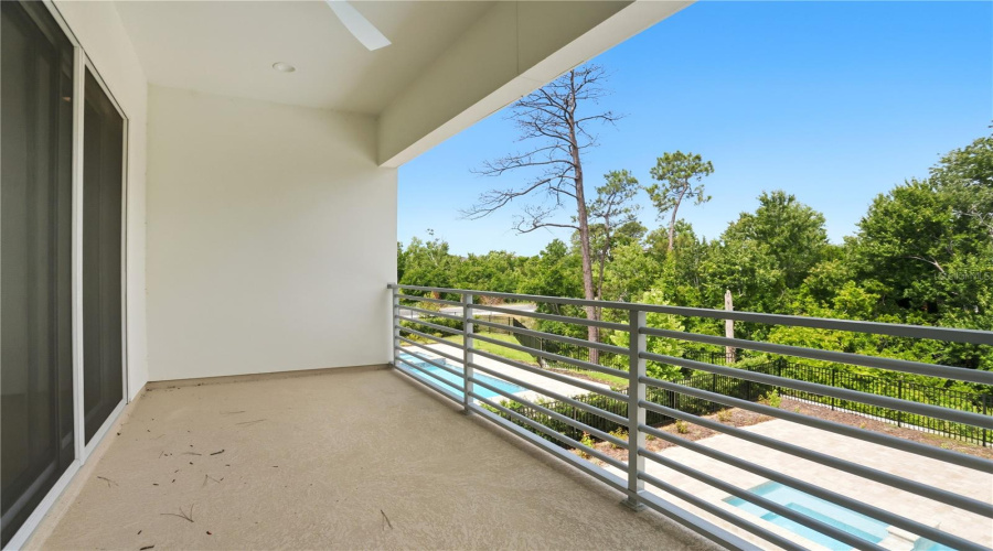 Second Floor Open Balcony