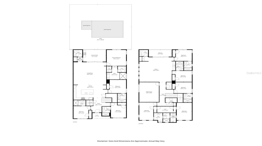 First & Second Floor Plan Combined