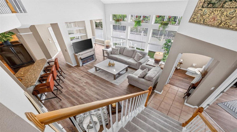 View from top of Stairs