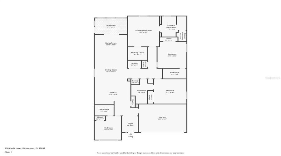 DAVENPORT, Florida 33837, 4 Bedrooms Bedrooms, ,4 BathroomsBathrooms,Residential,For Sale,CADIZ,0,MFRO6431343