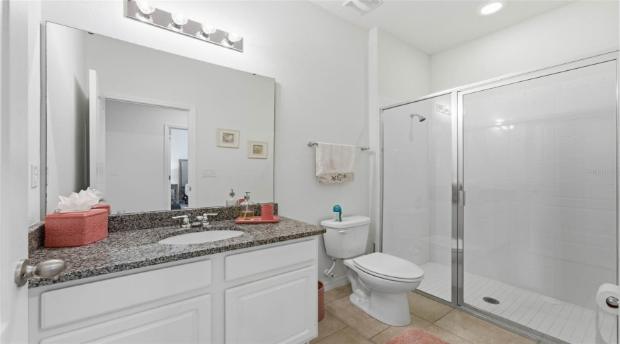 Downstairs full bath