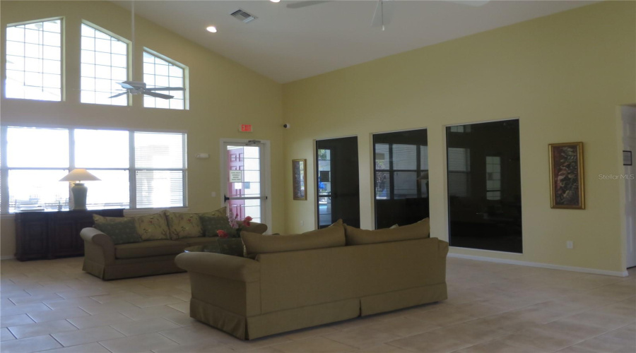 Community Clubhouse interior