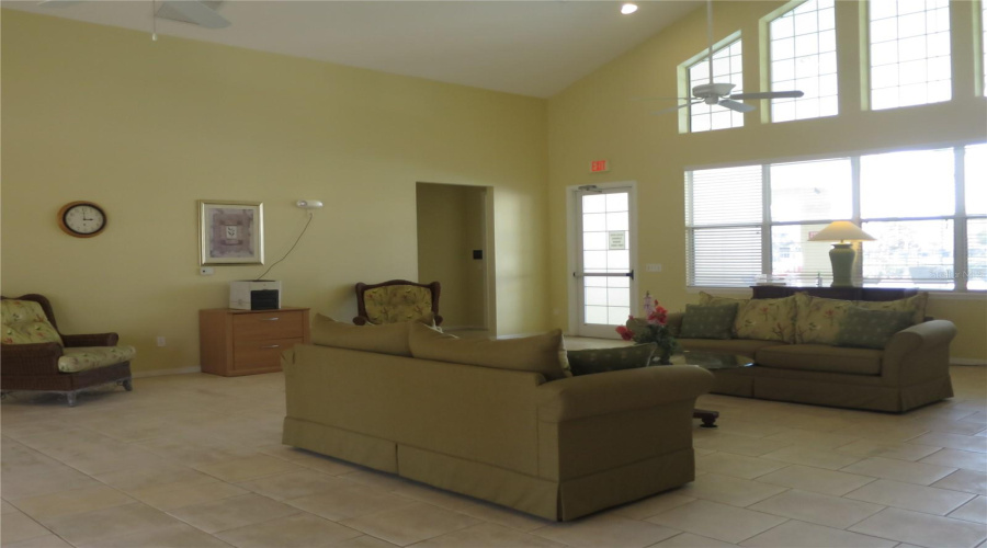 Community Clubhouse interior
