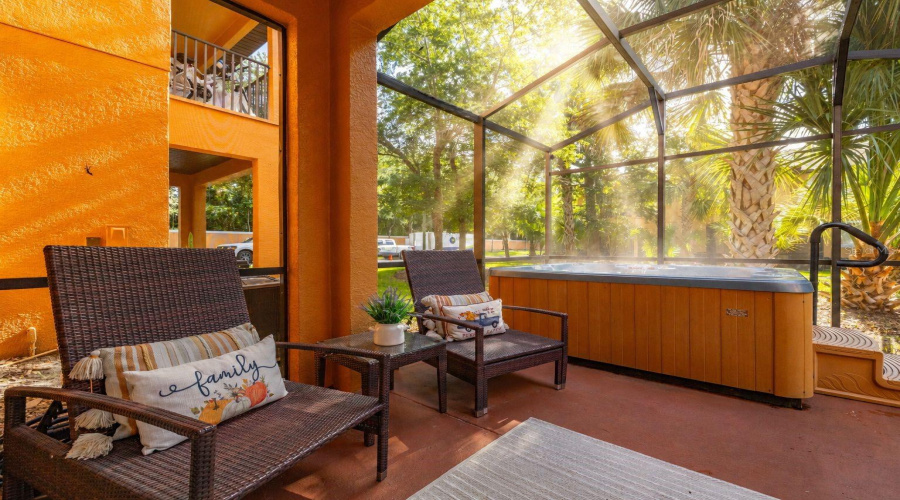 Inviting Back Patio