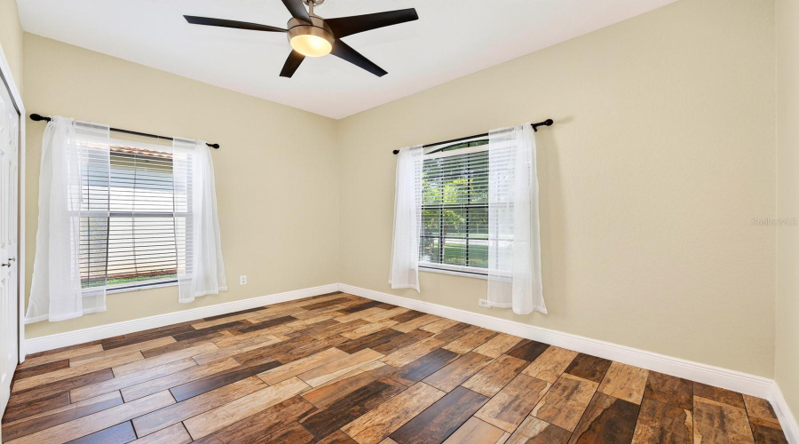 Two bedrooms share a convenient JACK-AND-JILL BATHROOM. Bedroom 3