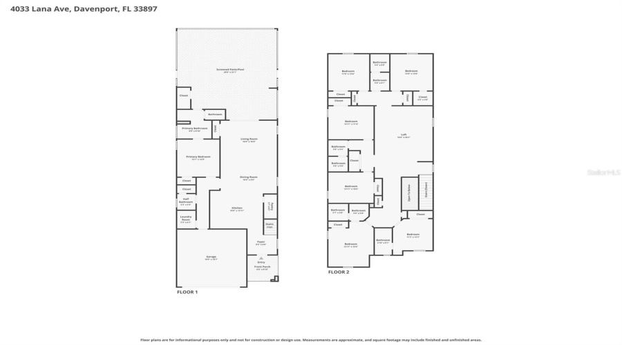DAVENPORT, Florida 33897, 7 Bedrooms Bedrooms, ,5 BathroomsBathrooms,Residential,For Sale,LANA,0,MFRO6433860