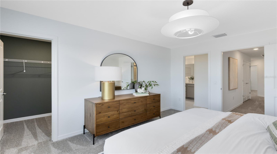 Model Home Design Only. Pictures and furnishings are for illustrative purposes only. Elevations, colors and options may vary. Furniture is for model home staging only.