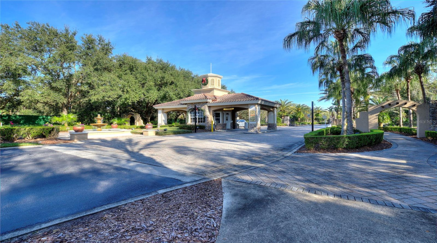24x7 staffed guard house just outside GATED Ridgewood Lakes communities