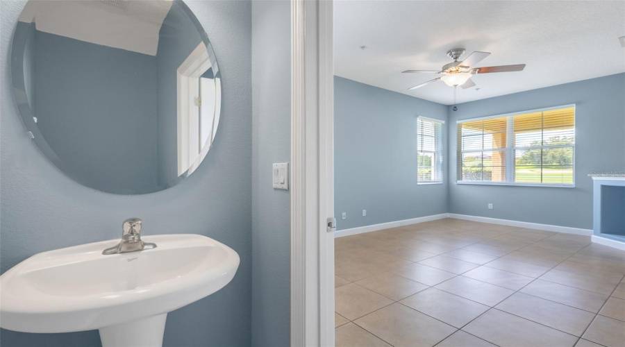 half bath on first floor
