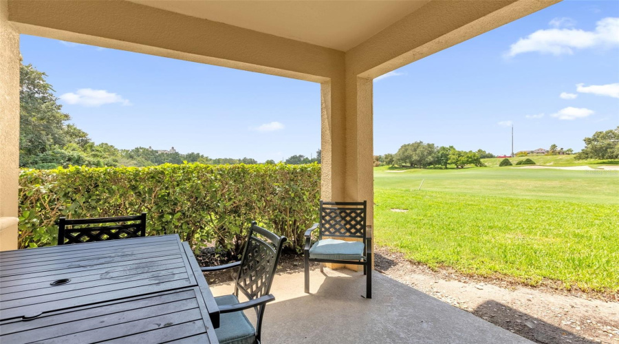 private patio