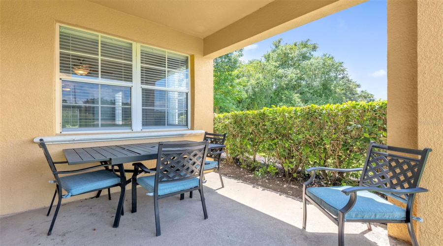 private patio