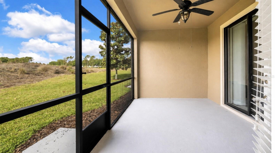 Private screen Patio