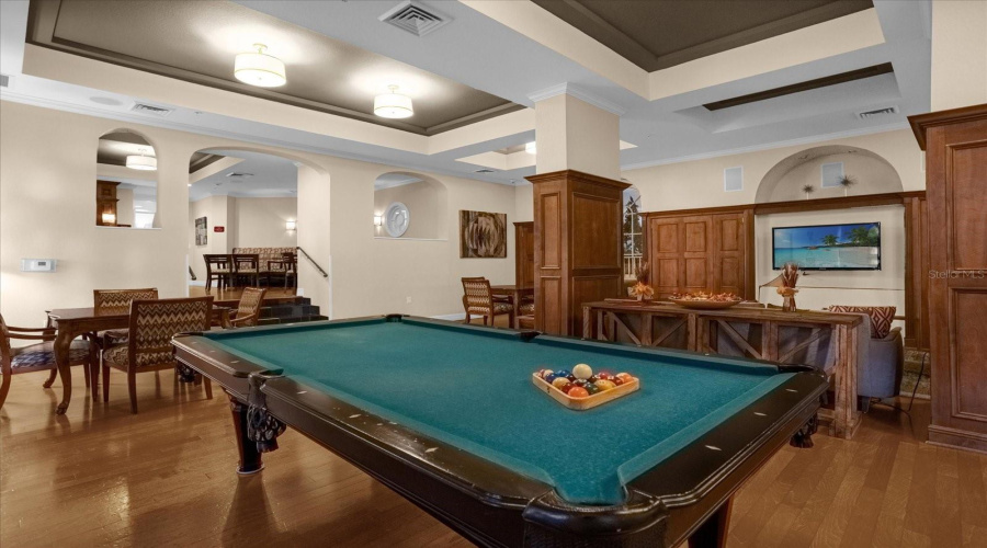 Billard and Entertainment room