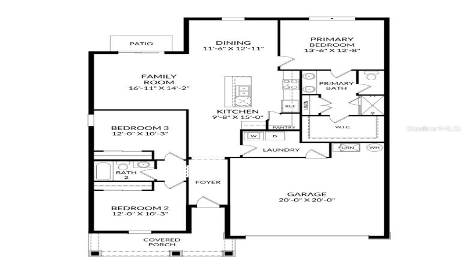 DAVENPORT, Florida 33837, 3 Bedrooms Bedrooms, ,2 BathroomsBathrooms,Residential,For Sale,ROLLING RIDGE,0,MFRO6434644