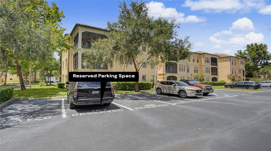 Designated Parking outside building entrance