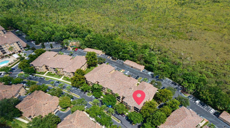 Aerial View - Corner unit South Facing with water view