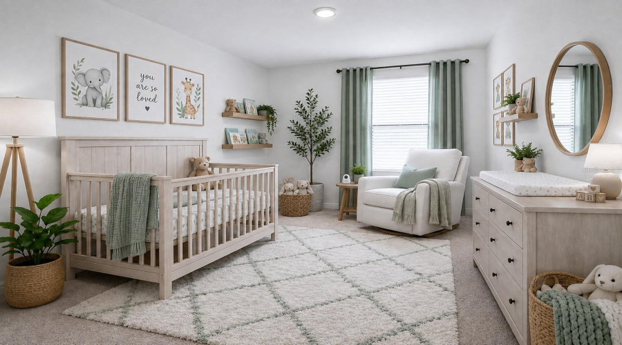 Bedroom #4 - Virtually Staged