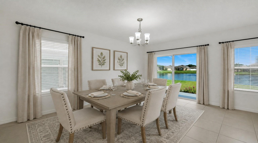 Dining Area - Virtually Staged