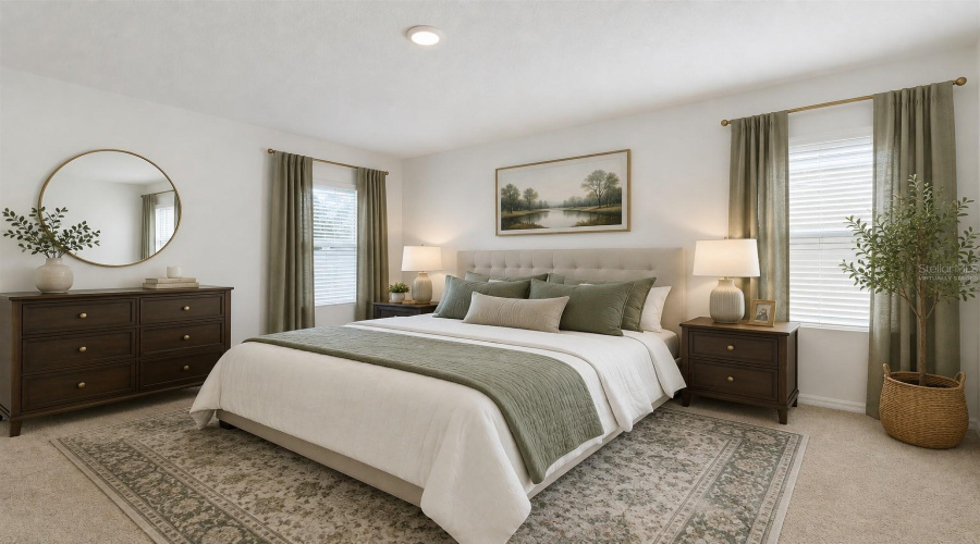 Primary Bedroom - Virtually Staged