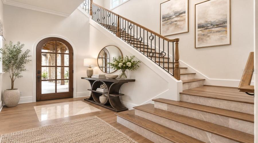 Virtually Staged-Foyer