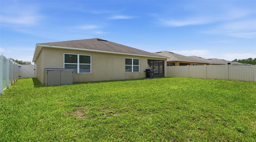 Backyard - Fenced