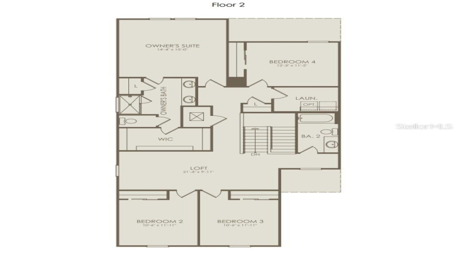 Floor Plan - Floor Two