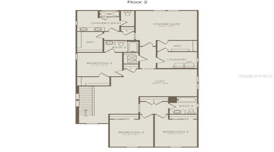 Floor Plan - Floor Two