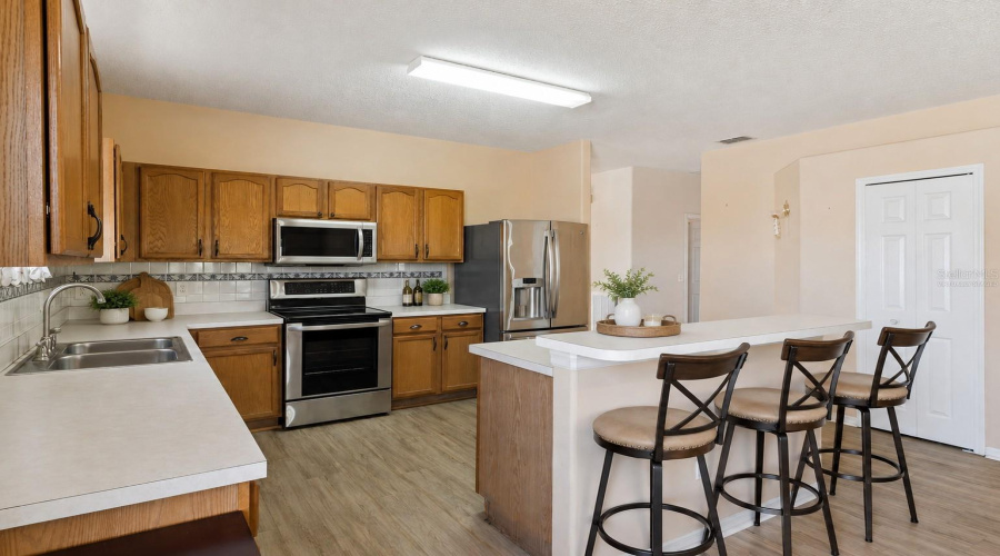 Kitchen Virtually Staged