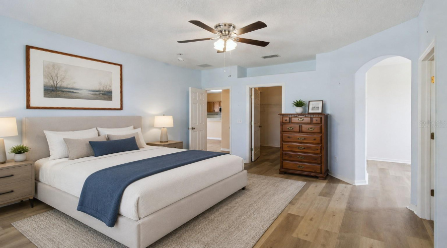 Primary Bedroom Virtually Staged