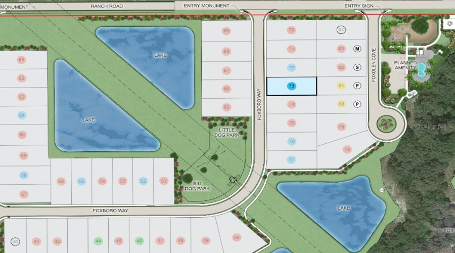 7012 Foxboro Way Site Map