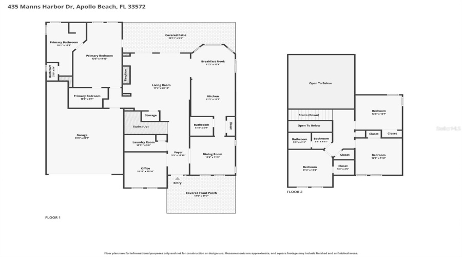 Apollo Beach, Florida 33572, 4 Bedroom Bedrooms, ,2 Bathroombathrooms,Residential,For Sale,Manns Harbor,0,Mfrtb8535827