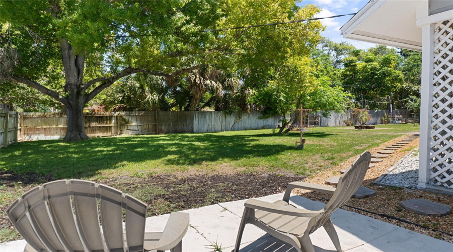 Huge, Private Back Yard