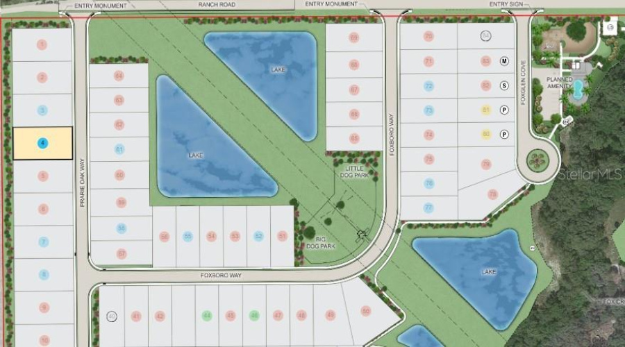 6917 Prairie Oak Way Site Map