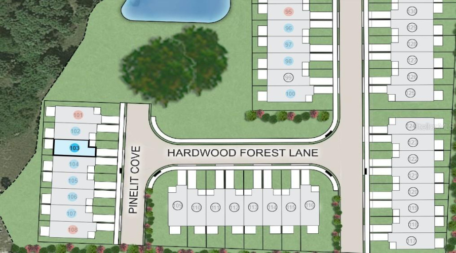 7109 Pinelit Cove Site Map