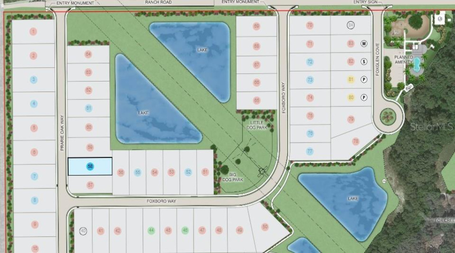 6932 Prairie Oak Way Site Map