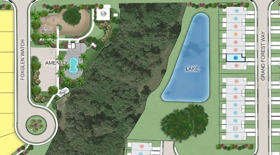7175 Grand Forest Way Site Map