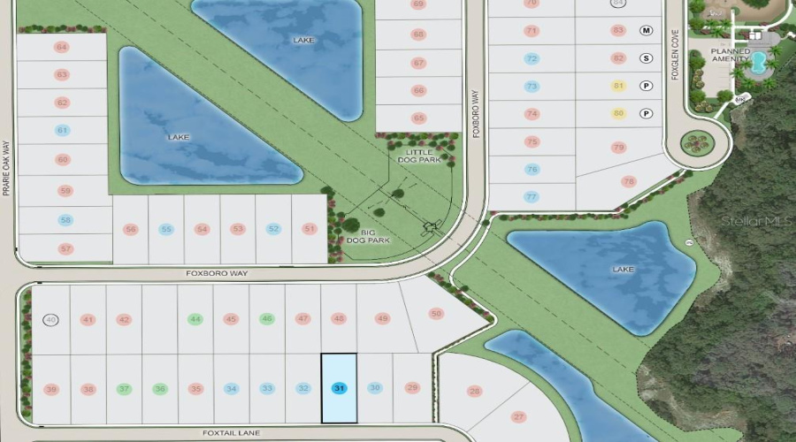 15532 Foxtail Lane Site Map
