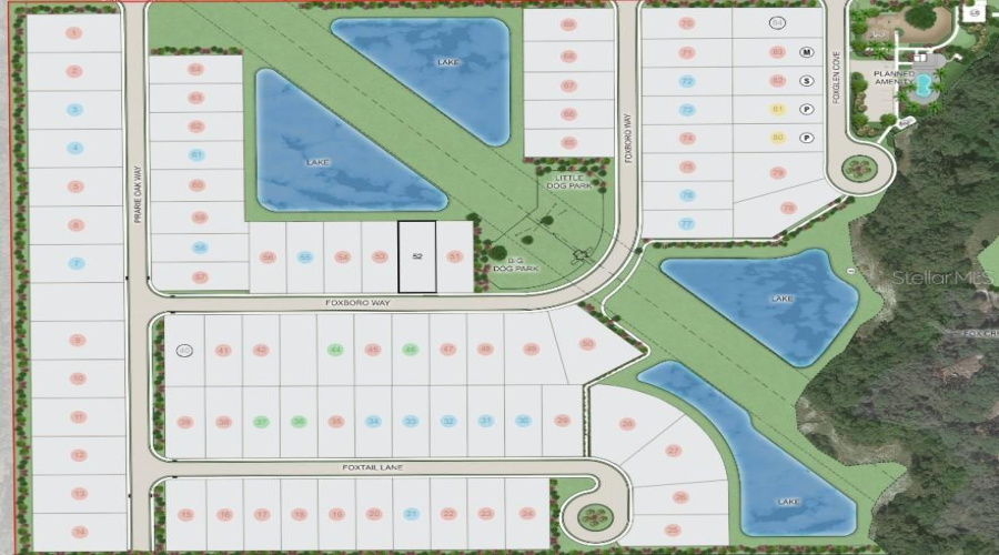 7045 Foxboro Way Site Map