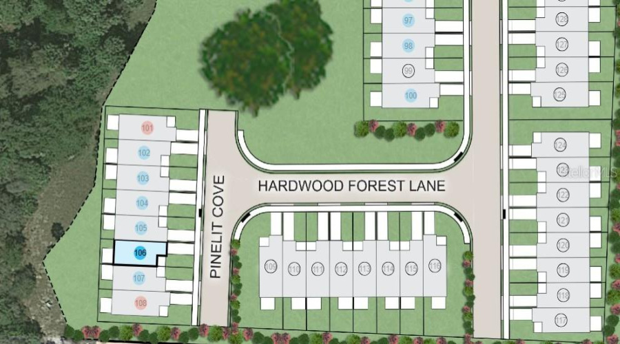7121 Pinelit Cove Site Map