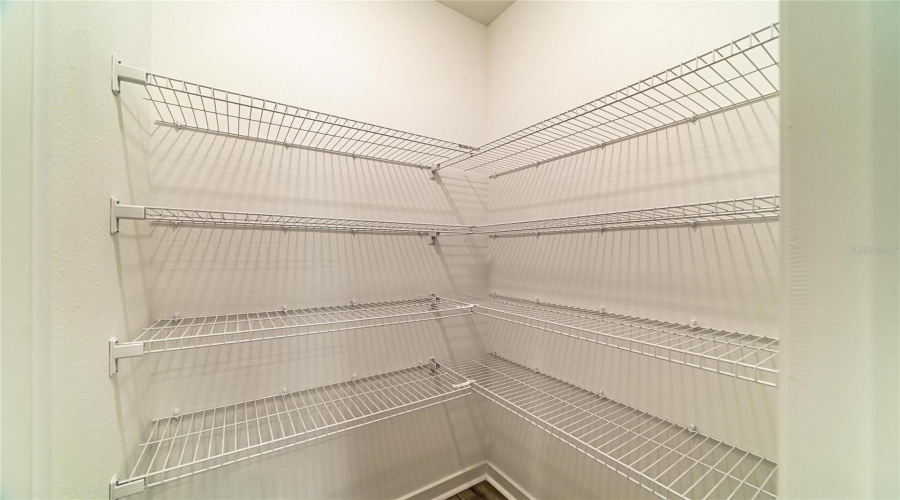 Walk-In Corner Pantry