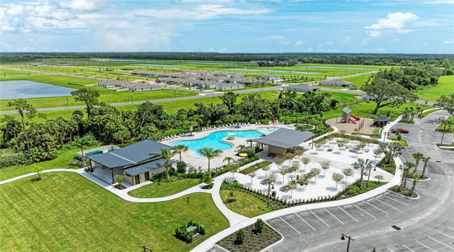 Resort-Style Pool, Playground, Etc.