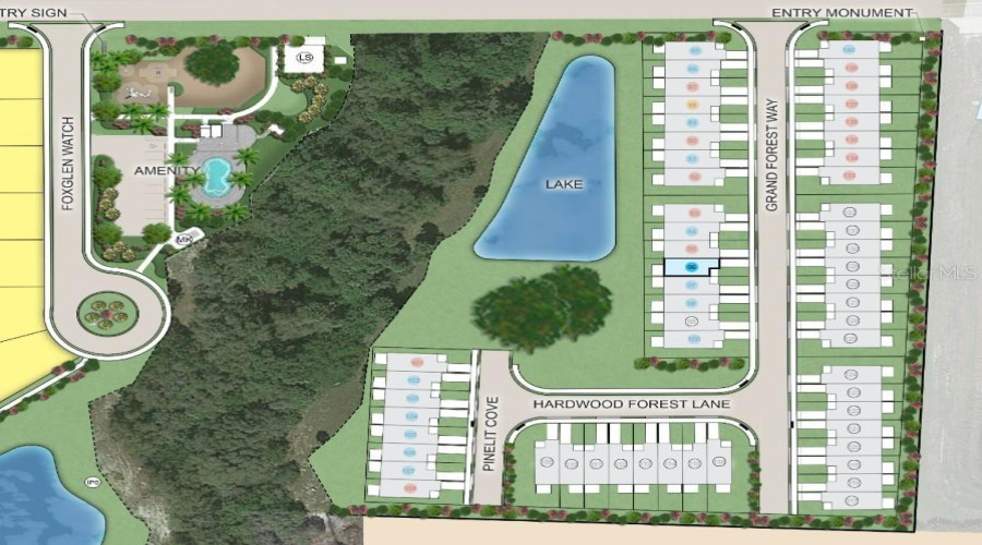 7195 Grand Forest Way Site Map