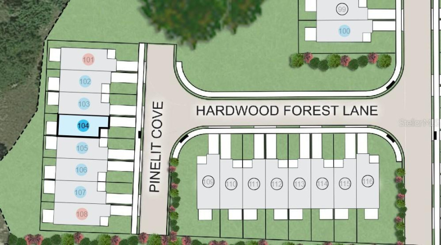 7113 Pinelit Cove Site Map