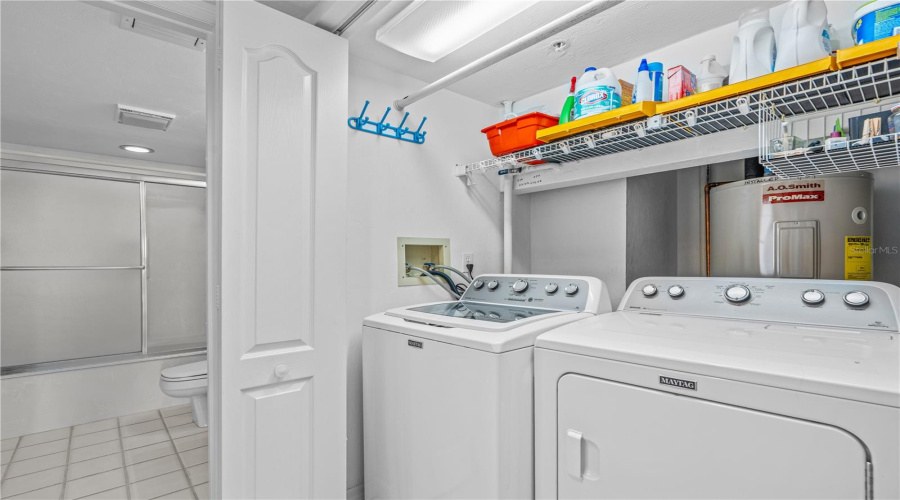 In Unit Full Sized Laundry
