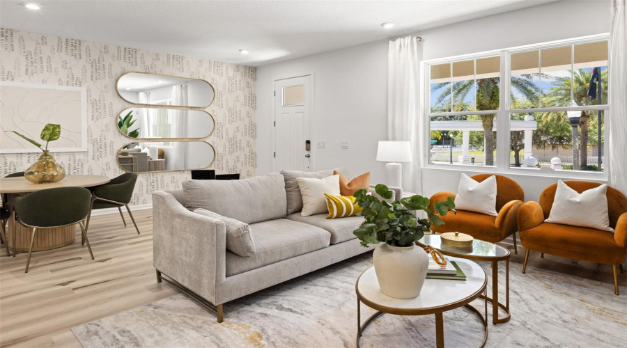Hickory Grove Aurora Model Great Room