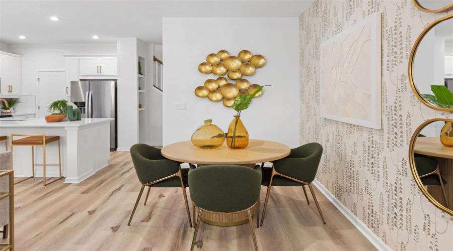 Hickory Grove Aurora Model Dining Room