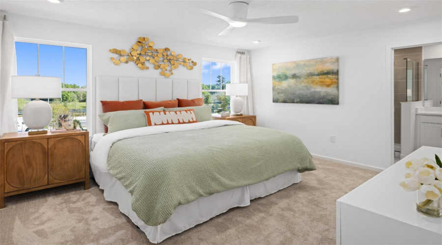 Hickory Grove Aurora Model Primary Bedroom