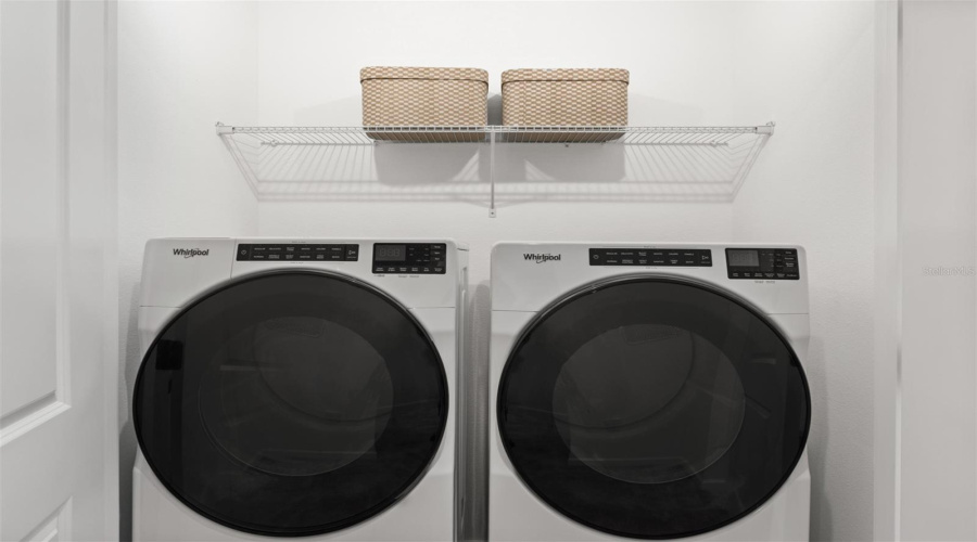 Hickory Grove Aurora Model Laundry Closet
